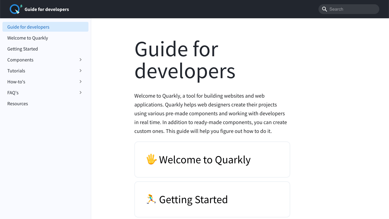 Guide for developers